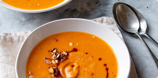 Squash and Carrot Spiced Soup
