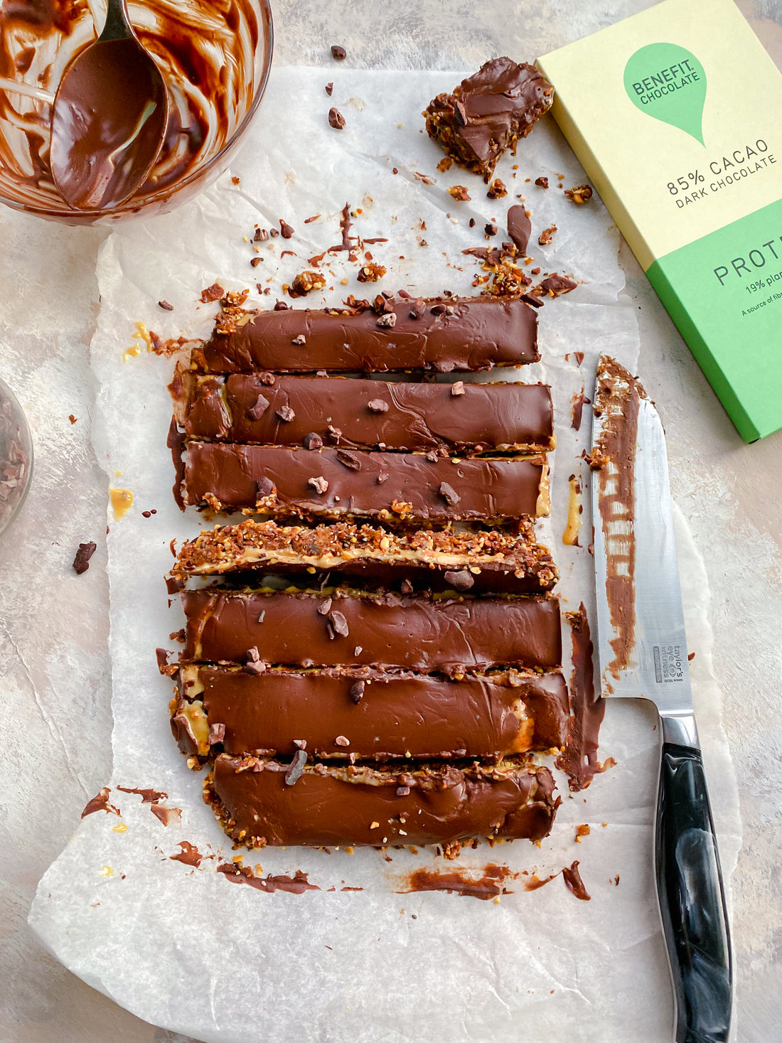 Protein Peanut Layered Bars