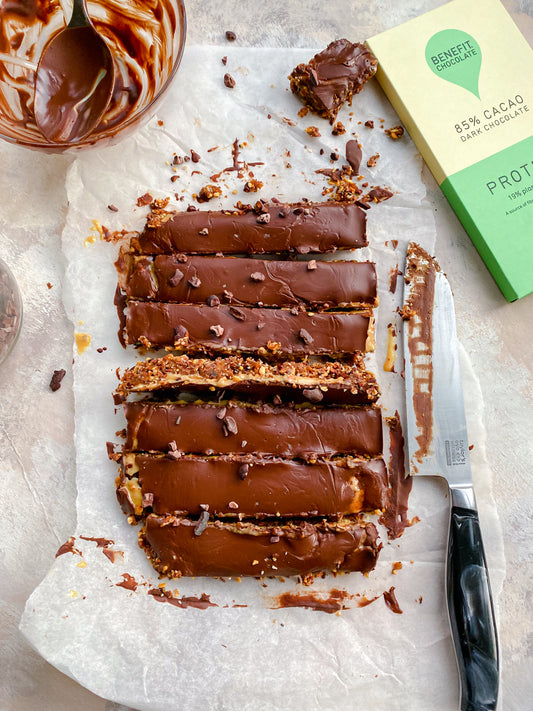 Protein Peanut Layered Bars